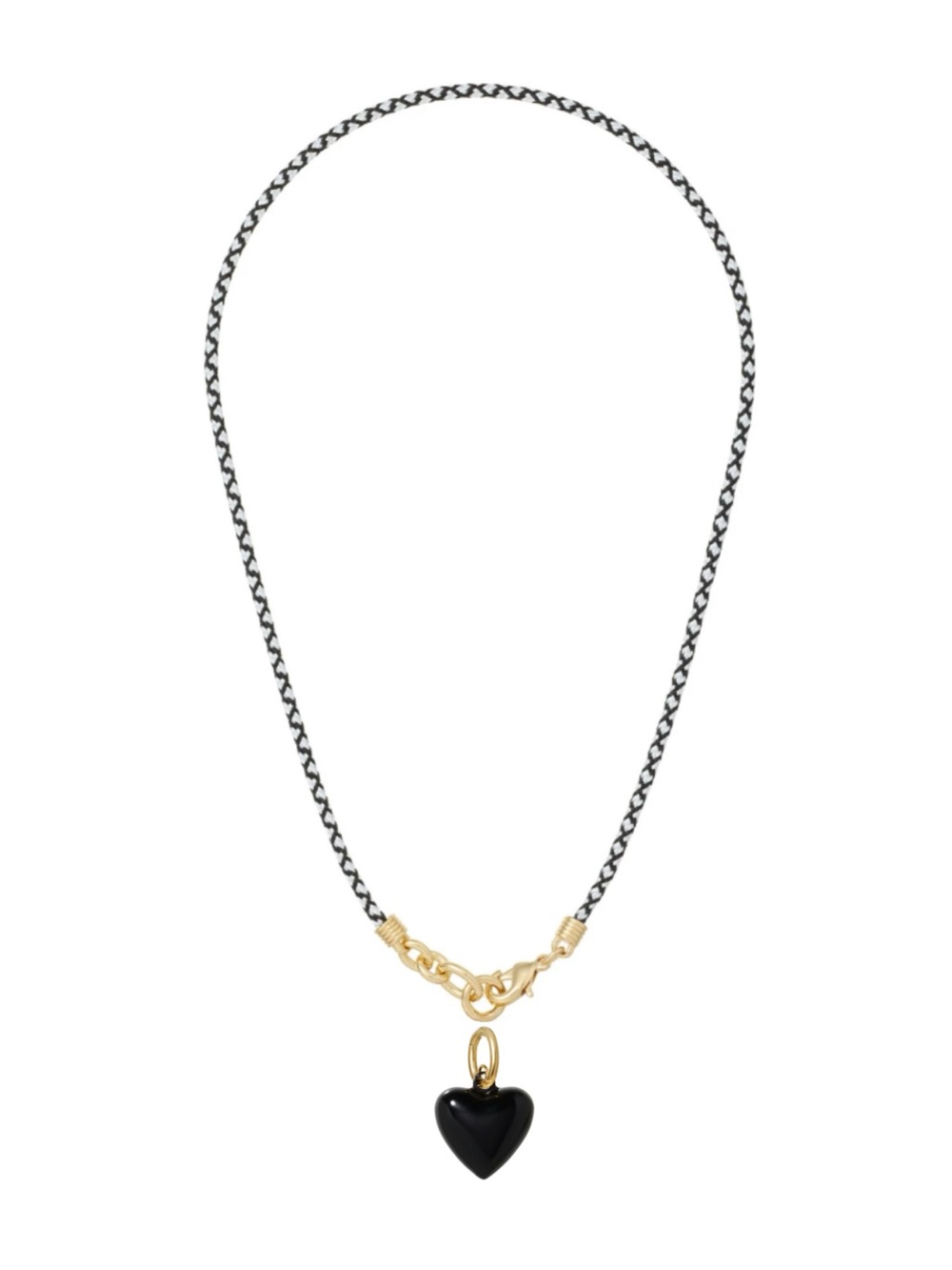Roxanne Assoulin The Itsy Bitsy Happy Cord
Charm Necklace Salt & Pepper
Black